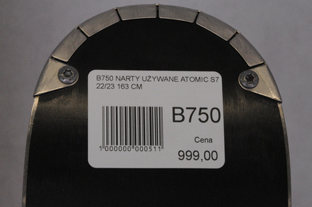 NARTY UŻYWANE ATOMIC REDSTER S7 + MTWELVE12 GW 22/23 163 cm NRB750