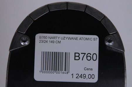 NARTY UŻYWANE ATOMIC REDSTER S7 + MTWELVE12 GW 23/24 149 cm NRB760