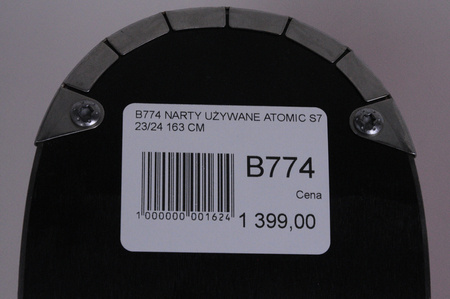 NARTY UŻYWANE ATOMIC REDSTER S7 + MTWELVE12 GW 23/24 163 cm NRB774