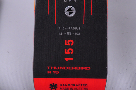 NARTY UŻYWANE BLIZZARD THUNDERBIRD R15 + TPX 12 23/24 155 cm NRB326