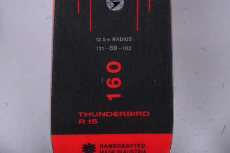 NARTY UŻYWANE BLIZZARD THUNDERBIRD R15 + TPX 12 23/24 160 cm NRB313