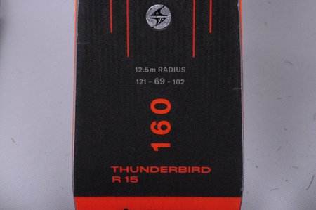 NARTY UŻYWANE BLIZZARD THUNDERBIRD R15 + TPX 12 23/24 160 cm NRB316