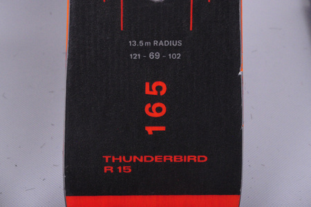 NARTY UŻYWANE BLIZZARD THUNDERBIRD R15 + TPX 12 23/24 165 cm NRB329