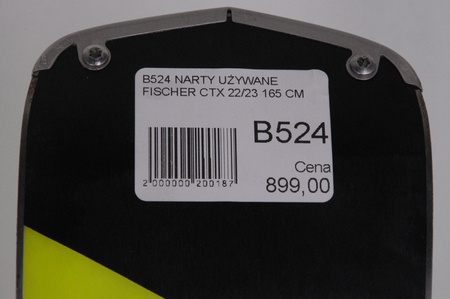 NARTY UŻYWANE FISCHER RC4 CTX 22/23 + RX13 165 cm NRB524