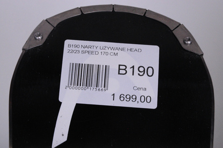 NARTY UŻYWANE HEAD SUPERSHAPE E. SPEED + Head PRD12 22/23 170 cm NRB190