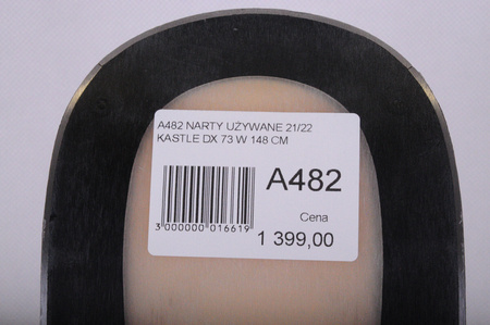 NARTY UŻYWANE KASTLE DX 73 + Kastle K10 21/22 148 cm NRA482