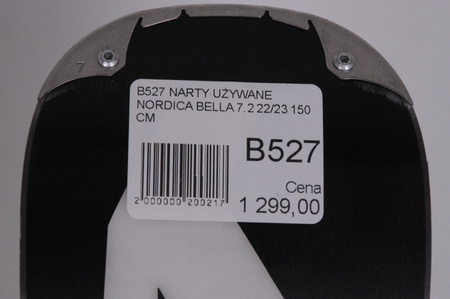 NARTY UŻYWANE NORDICA BELLE 7.2 + TP2 11 22/23 150 cm NRB527