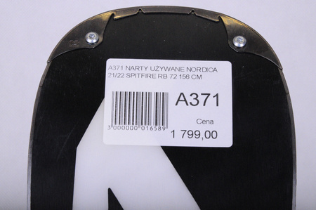 NARTY UŻYWANE NORDICA SPITFIRE 72 RB + XCELL 12 21/22 156 cm NRA371