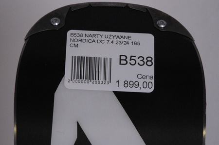 NARTY UŻYWANE NORDICA SPITFIRE DC 74 + TPX12 23/24 165 cm NRB538