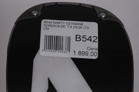 NARTY UŻYWANE NORDICA SPITFIRE DC 74 + TPX12 23/24 175 cm NRB542