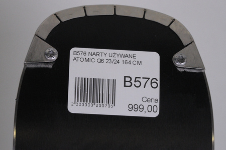 NARTY UŻYWANE REDSTER Q6 + M12 23/24 164 cm NRB576