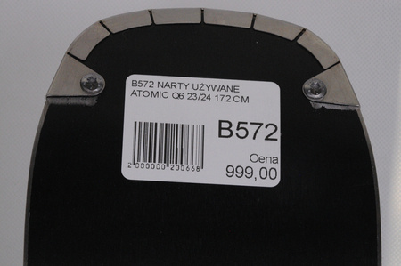 NARTY UŻYWANE REDSTER Q6 + M12 23/24 172 cm NRB572