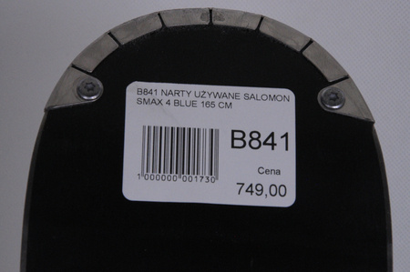 NARTY UŻYWANE SALOMON S/MAX 4 + M10 23/24 165 cm NRB841