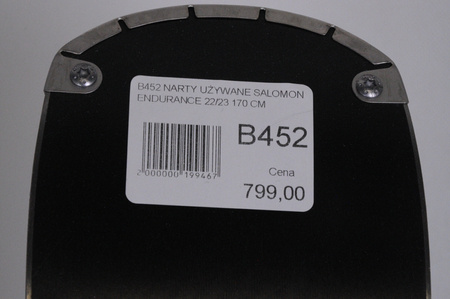 NARTY UŻYWANE SALOMON S/MAX ENDURANCE + M10 22/23 170 cm NRB452