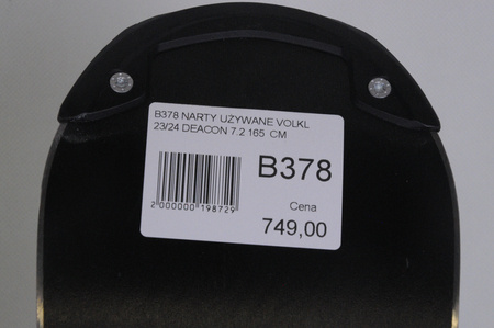 NARTY UŻYWANE VOLKL DEACON 7.2 + FTD 10 23/24 165 cm NRB378