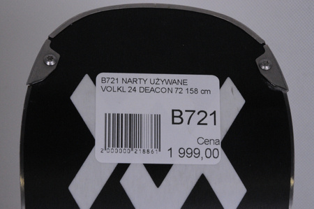 NARTY UŻYWANE VOLKL DEACON 72 + Motion 12 23/24 158 cm NRB721