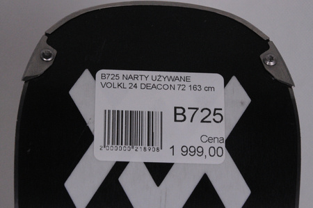 NARTY UŻYWANE VOLKL DEACON 72 + Motion 12 23/24 163 cm NRB725