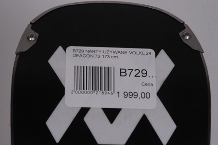 NARTY UŻYWANE VOLKL DEACON 72 + Motion 12 23/24 173 cm NRB729