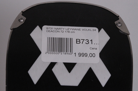 NARTY UŻYWANE VOLKL DEACON 72 + Motion 12 23/24 178 cm NRB731