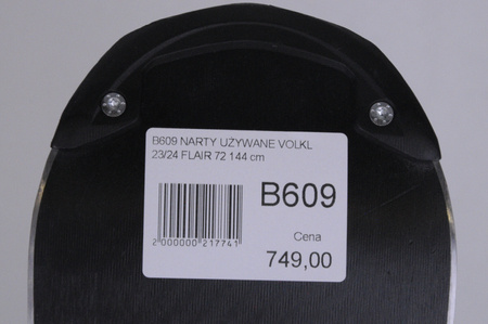 NARTY UŻYWANE VOLKL FLAIR 72 23/24 + FDT 10 144 cm NRB609