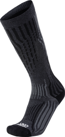 SKARPETY NARCIARSKIE UYN MAN SKI CASHMERE Grey Rock/Black