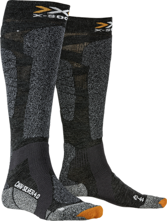 SKARPETY NARCIARSKIE X-SOCKS CARVE SILVER 4.0 Anthracite/Black 2023