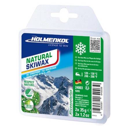 SMAR HOLMENKOL NATURAL SKIWAX BAR 150 g